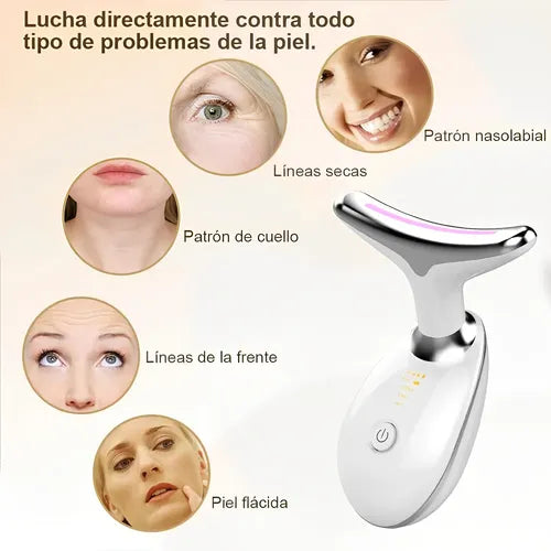 MASAJEADOR FACIAL REAFIRMANTE CON LED